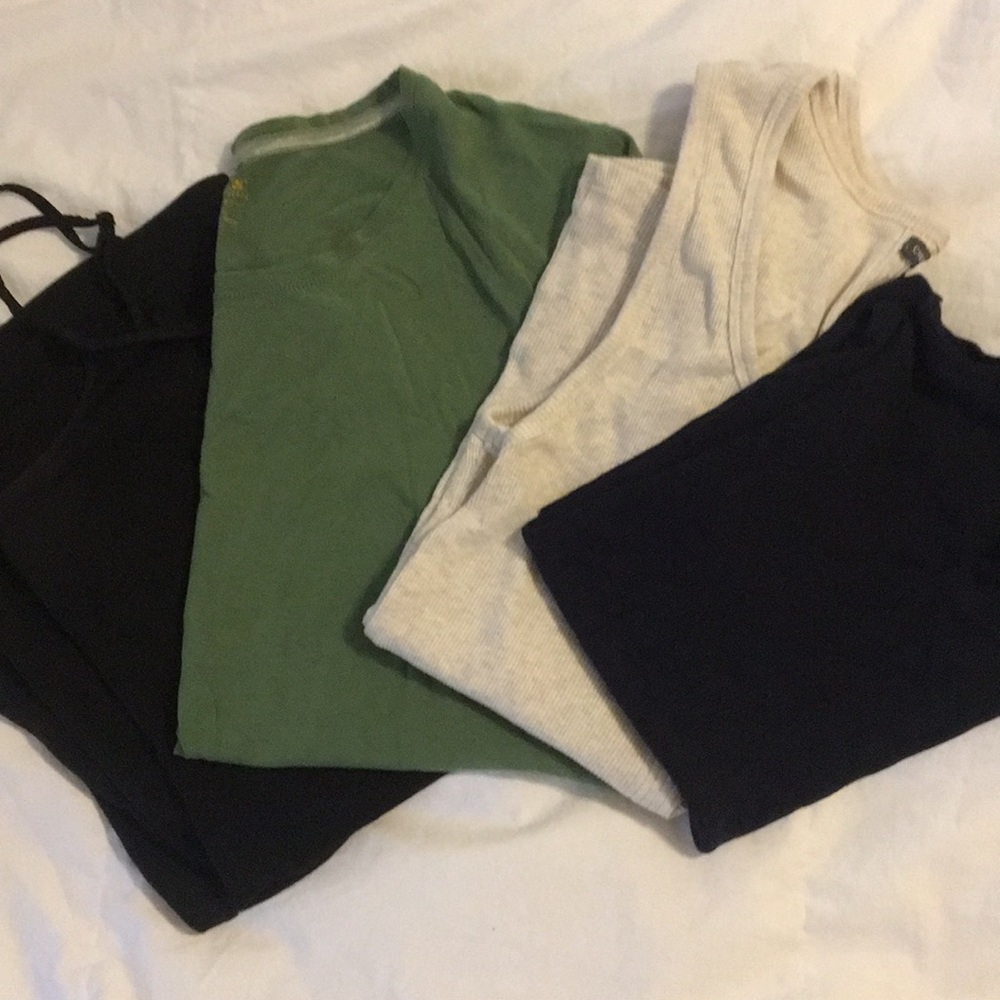 Tanks and t-shirt.